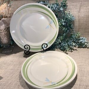 4 Pfalzgraff Melamine Dragonfly 10 7/8” Dinner Plates